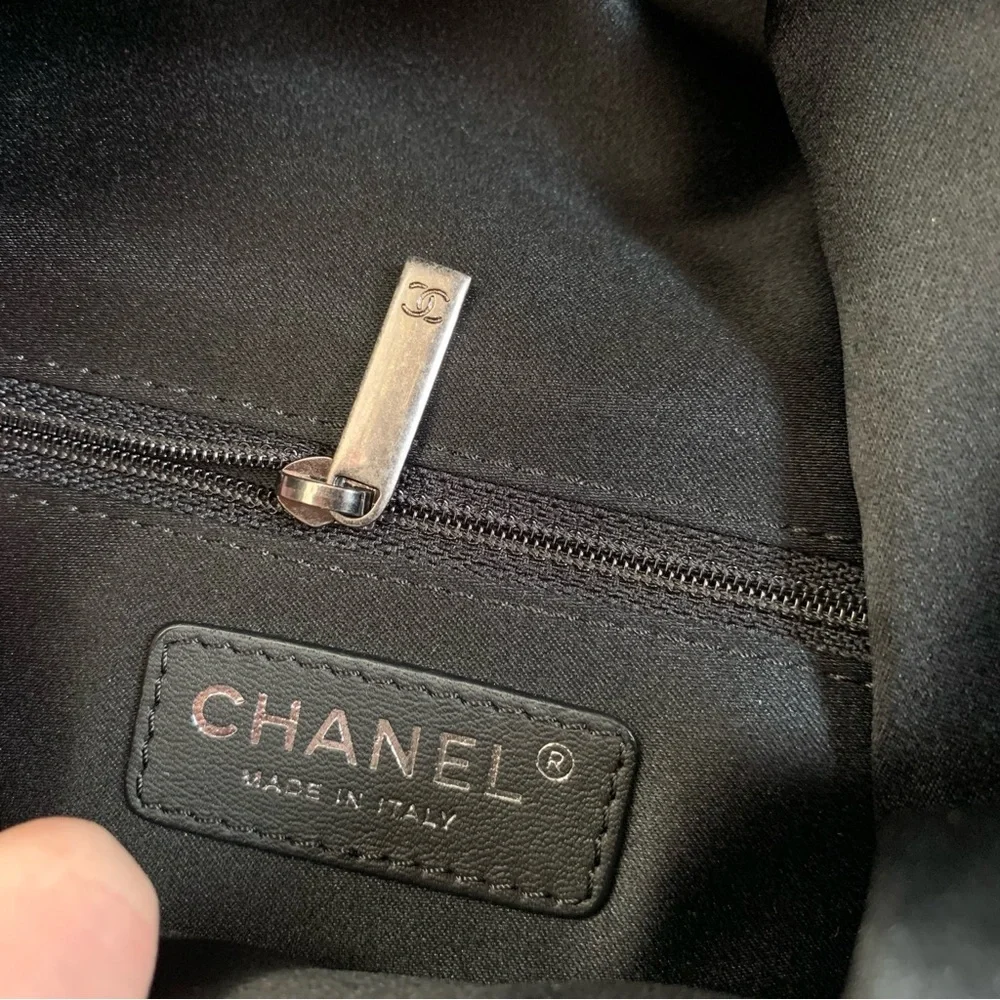 Chanel classic flap convertible tote bag